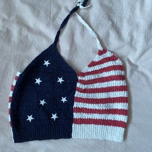 knit crochet crop top